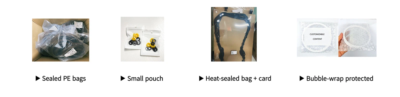 Custom Seal Packaging Rubber Seal Packaging