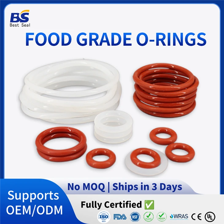 FDA Approved Food Grade Rubber O-Ring Set
